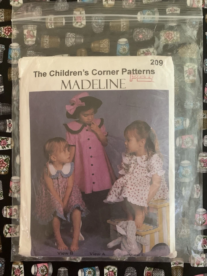 *OOP/VTG* The Children's Corner patterns 209 Madeline sizes (1-4 yrs) UC/FF - Image 4 of 4
