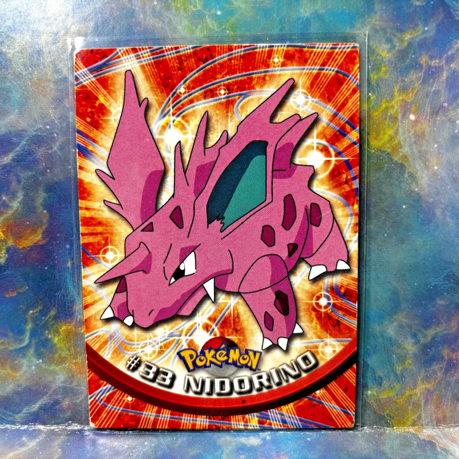 Nidorino #33 Pokemon Topps TV Animation Card