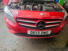 12 - 18 Mercedes A Class W176 A180 5Door - Front Bumper In Red 589 With Marks