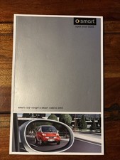 Smart City Coupe Cabrio Sales Brochure 2003 Pure Pulse Passion Brabus