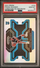 2021 Panini Prizm #310 Franz Wagner Variation Silver Prizm SSP RC PSA 10 Rookie