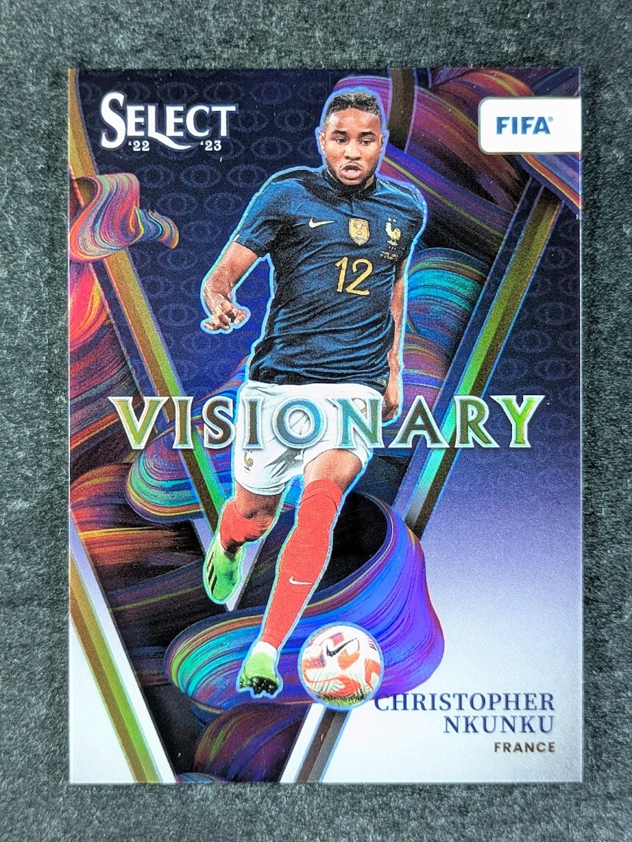 2022-23 Panini Select FIFA CHRISTOPHER NKUNKU Visionary Prizm SSP Case Hit #3