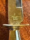 Vintage Set 6 Chef Maurice Style Steak Stainless Steel Knives Wood Handle Japan — photo 4