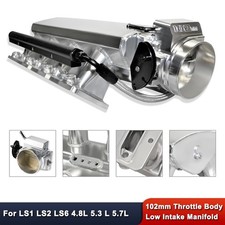 102mm Low Profile Intake Manifold Ls1 Ls2 Ls6 4.8 L Fuel Rail Throttle Body Sl