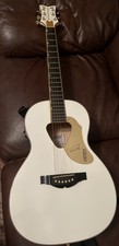 This Guitar Is A Gretsch G5021WPE Rancher Penguin Parlor Acoustic/Electric White
