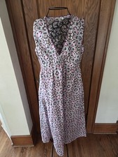 Colorblock NWT Medium Fench Botique Maxi Dress Sleeveless Cotton Anthropologie
