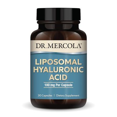 Dr. Mercola Liposomal Hyaluronic Acid, 30 Servings (30 Capsules), 100 mg Per