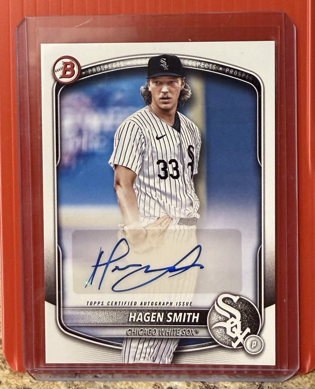 2025 Bowman Paper Prospect Retail Autographs Hagen Smith #BPA-HS
