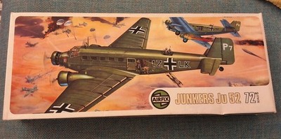 airfix Junkers Ju 52 code 05008-9 Modellbausatz 1:72 made in england