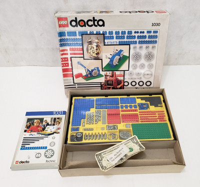 Lego Dacta 1030 1031 Technic Vintage 99% Complete with Box and Picture Manuals B
