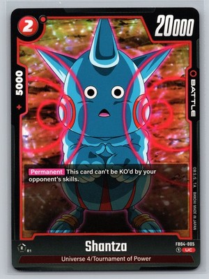 Dragon Ball Super Card Game Fusion World Shantza FB04-005 UC Red Battle Card