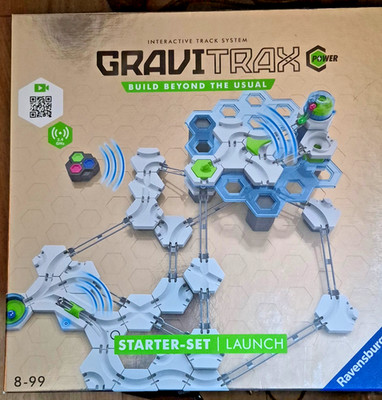 Ravensburger GraviTrax POWER Starter-Set Launch 124pc STEM Marble Run Open Box