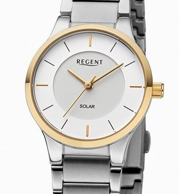 Regent BA-729 Edelstahl SOLAR Damenuhr Seiko-Werk 28mm 5 BAR WR UVP* 158,00 EUR