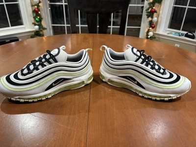 Nike Air Max 97 Black White Volt Womens 10.5/Men s 9.