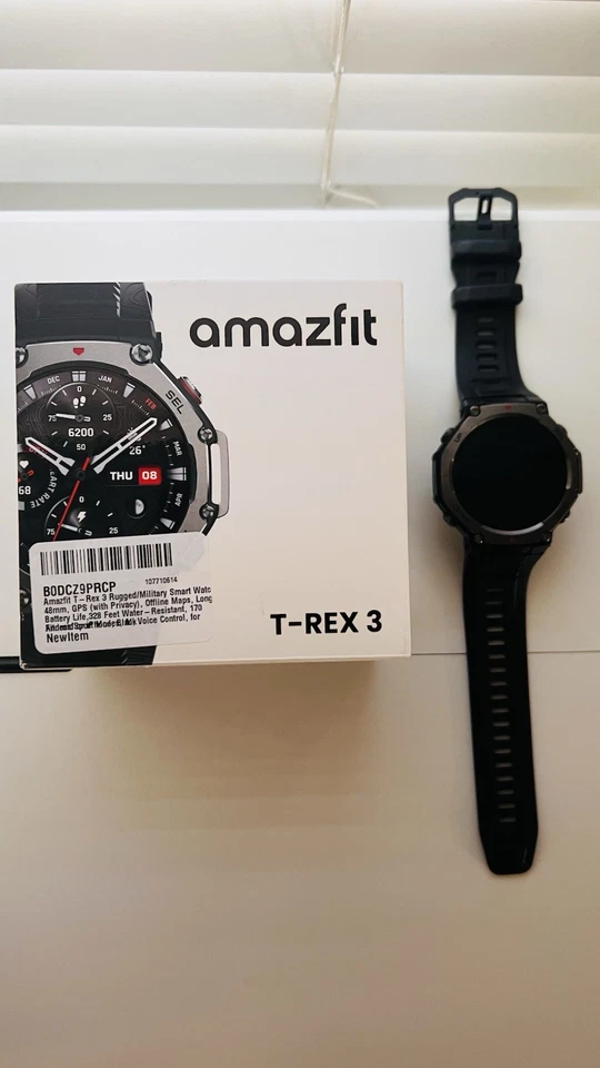 Reloj Inteligente Amazfit T-Rex 3 Resistente - Excelente Estado, Caja Original Foto 4 de 4