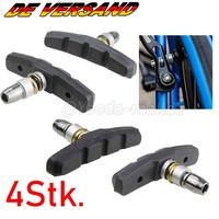 4X Fahrrad V-Brake BremsbeläGe V-Break Bremsschuhe BremsklöTze 70Mm Shimano Sram
