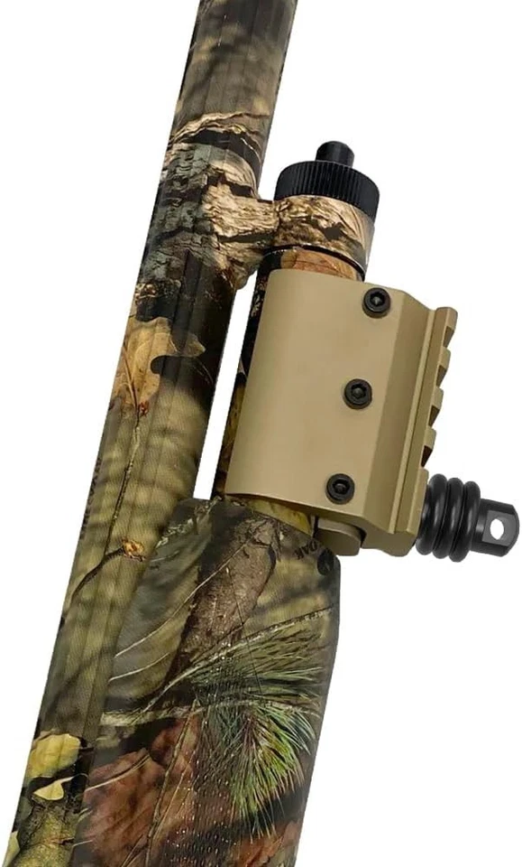 Universal Barrel Mount Picatinny Rail Clamps Shotgun Barrel Clamp with QD Whole - Image 3 of 4