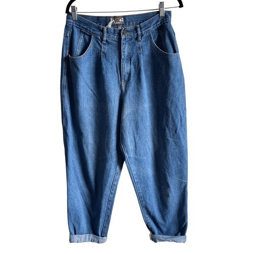 B4 80s VTG The Limited Jeans Size 30 Blue Wash High Waisted Pleated Denim Pants