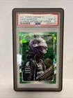 2021 Topps Chrome F1 Sapphire Lewis Hamilton Green Formula 1 IV Portrait PSA 10