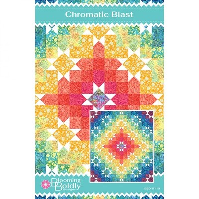 Chromatic Blast Quilt Pattern by Blooming Boldly Designs