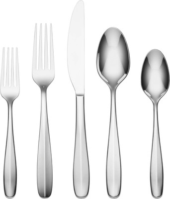 896125 Oakwood 20 Piece Everyday Flatware Set, Service for 4