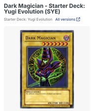 Dark Magician [1st Edition] SYE-001 Prices | YuGiOh Starter Deck: Yugi  Evolution | YuGiOh Cards