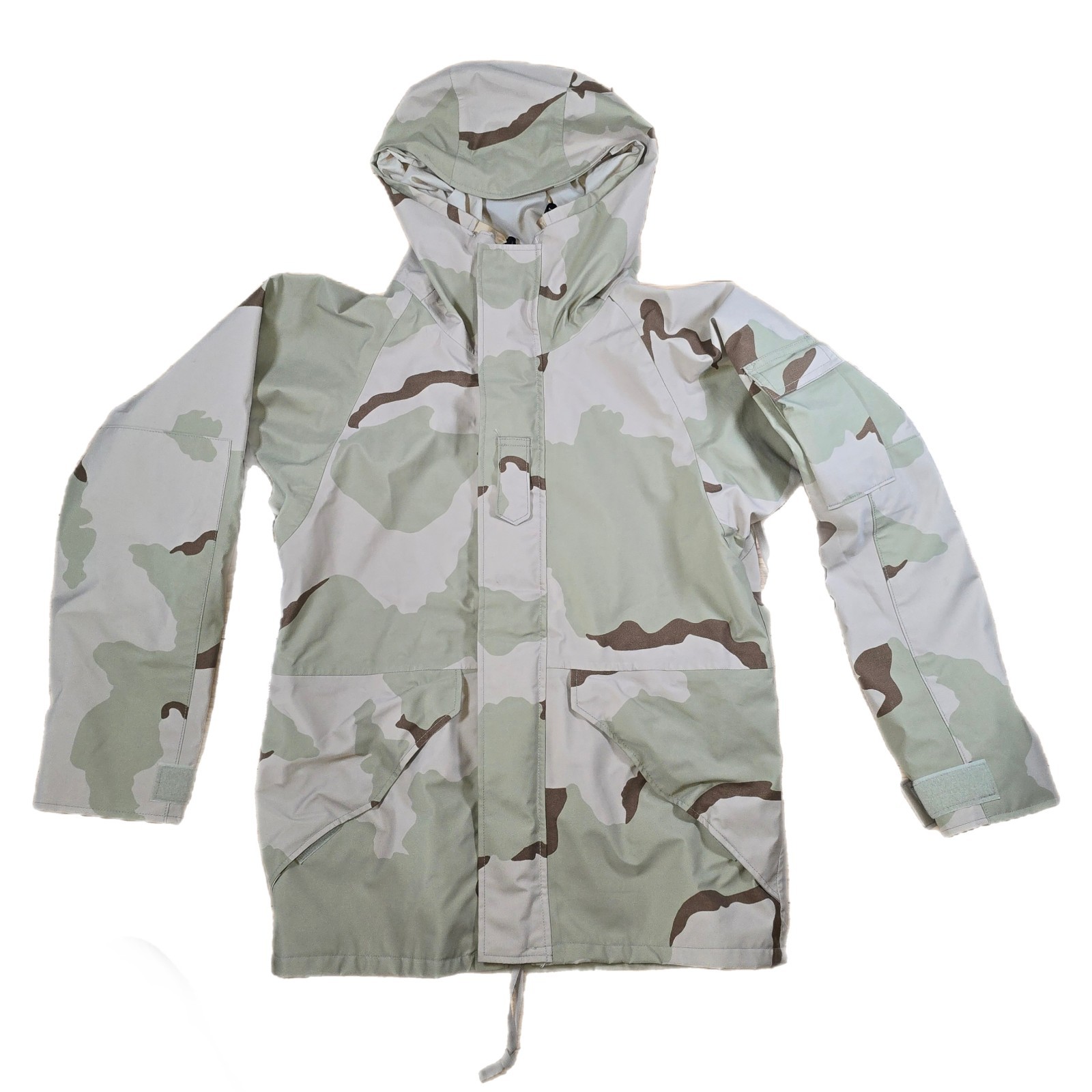 Vintage US Military Gore-Tex Cold Weather Parka Jacket Desert Camo Sz Small Reg