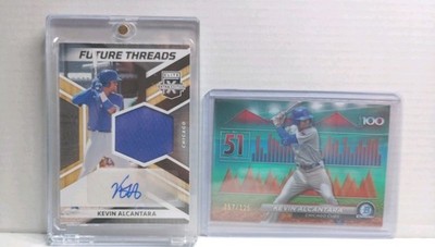 Kevin Alcantara 2022 Elite Extra Edition Future Threads Signatures & Bowman/125.