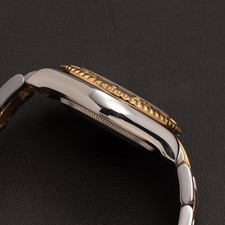 Rolex Yacht-Master 68623 35mm 18K Gold Timing Bezel Oyster Watch Blue Dial 4