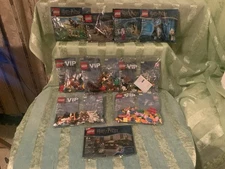 LEGO Polybag Lot Of 10 Miscellaneous H.P, FUN AND FUNKY NEW AUTHENTIC