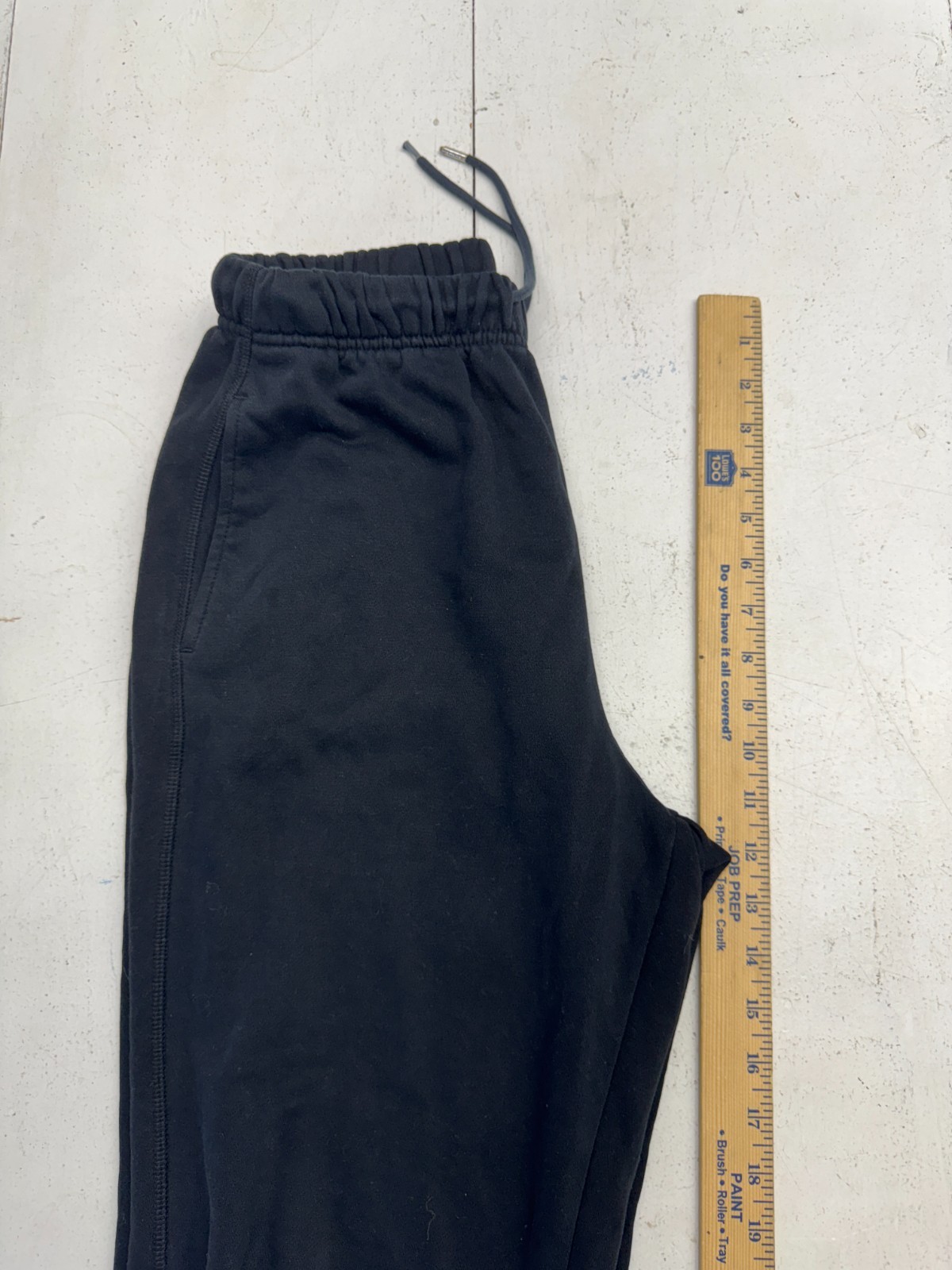 Old Navy Solid Black Drawstring Cuffed Leg Sweatp… - image 7