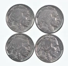 Buffalo Nickels Sharp Horn XF/AU - 1937 1937 1935 1935 Lot Collection *356