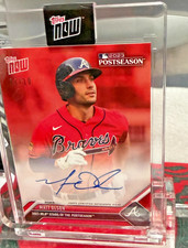 2023 MLB TOPPS NOW #PSMO-A MATT OLSON RED AUTOGRAPH  #1/10 STARS OF POSTSEASON