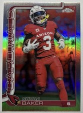 2025 Topps Chrome Budda Baker #8 Refractor Arizona Cardinals 🔥
