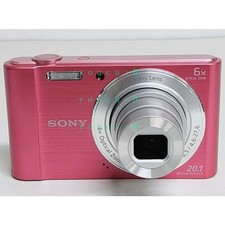 Sony Cyber-shot DSC-W810 20.1MP 6X Compact Digital Camera Pink 85 New