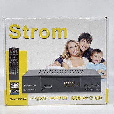 Strom 504M TNT-Decoder / Full HD 1080p / Decoder / Terrestrisch / DVB-T2 / High-