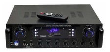 Mr Dj AS305 - Preamplificador Híbrido Incorporado Bluetooth USB/SD Lector de Tarjetas AM/FM