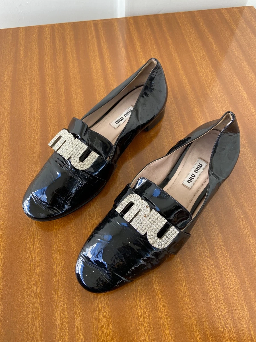 Patent Leather Casual Miu Miu Flats for Women for sale | eBay