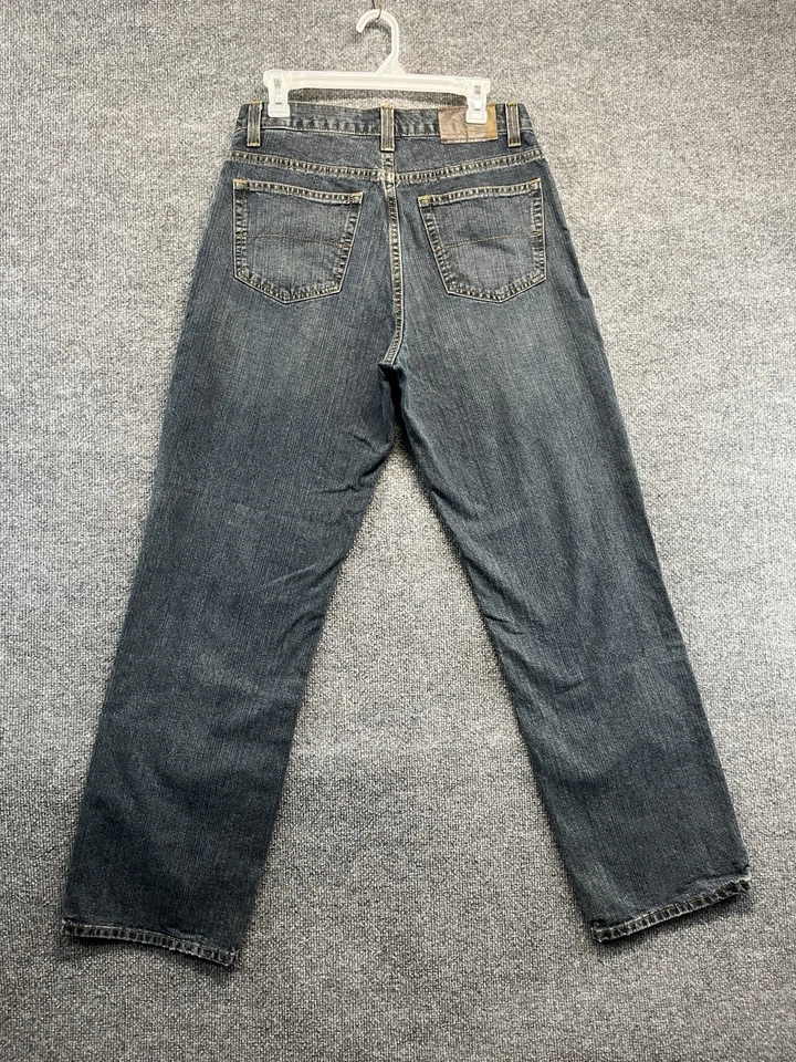 Pantalones de mezclilla Claiborne Jeans para hombre 32x32 relajados rectos lavados oscuros Foto 3 de 4