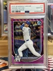 2025 Bowman Chrome Shohei Ohtani /299 Fuchsia Wave Refractor PSA 10 #17
