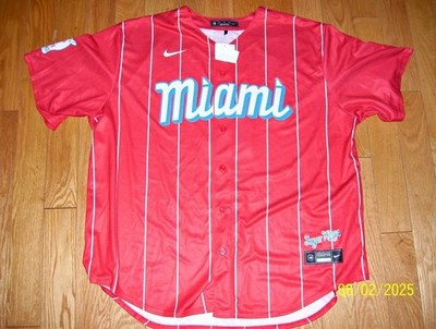 Miami Marlins Jazz Chisholm Red City Connect Player Jersey