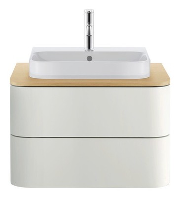 Duravit Happy D.2 Plus Konsolenwaschtischunterschrank mit 2 Auszügen 650 x...