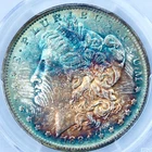 1884-O Morgan Silver Dollar PCGS MS64 — Electric Blue Toning!