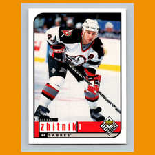 Alexei Zhitnik #26 1998-99 UD Choice Buffalo Sabres Hockey Card NHL