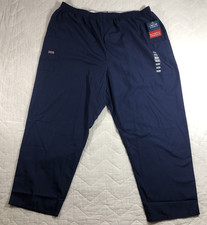 Cherokee Workwear Women's Plus 4XL Navy Blue Scrub Pants Elastic Waistband New
