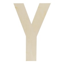 Wooden Letters 12 Inch, Big Wooden Letter Y Shapes Cutouts Blank Unfinished L...