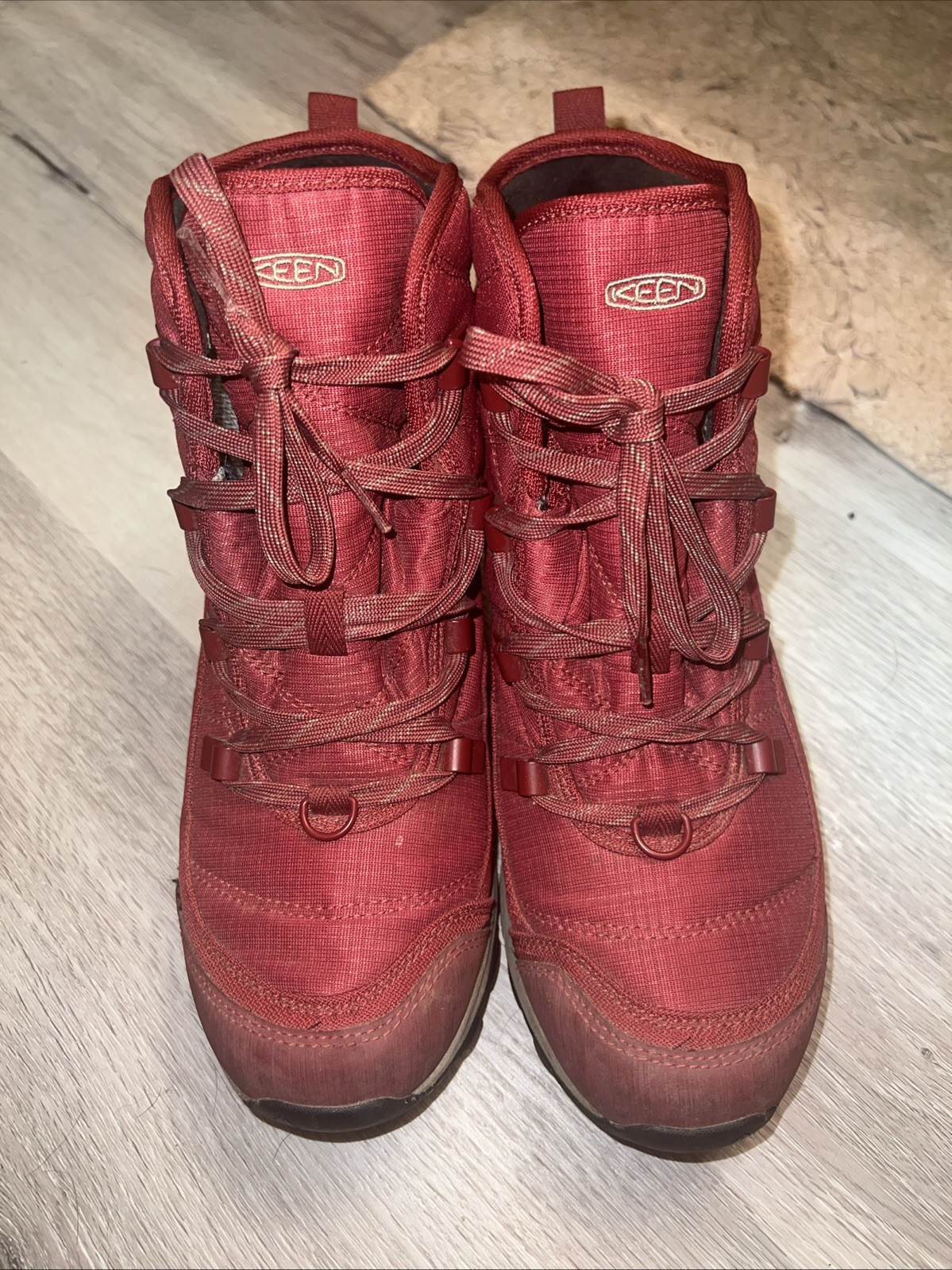 Stivali da trekking Keen impermeabili Terradora rossi media altezza 9 5