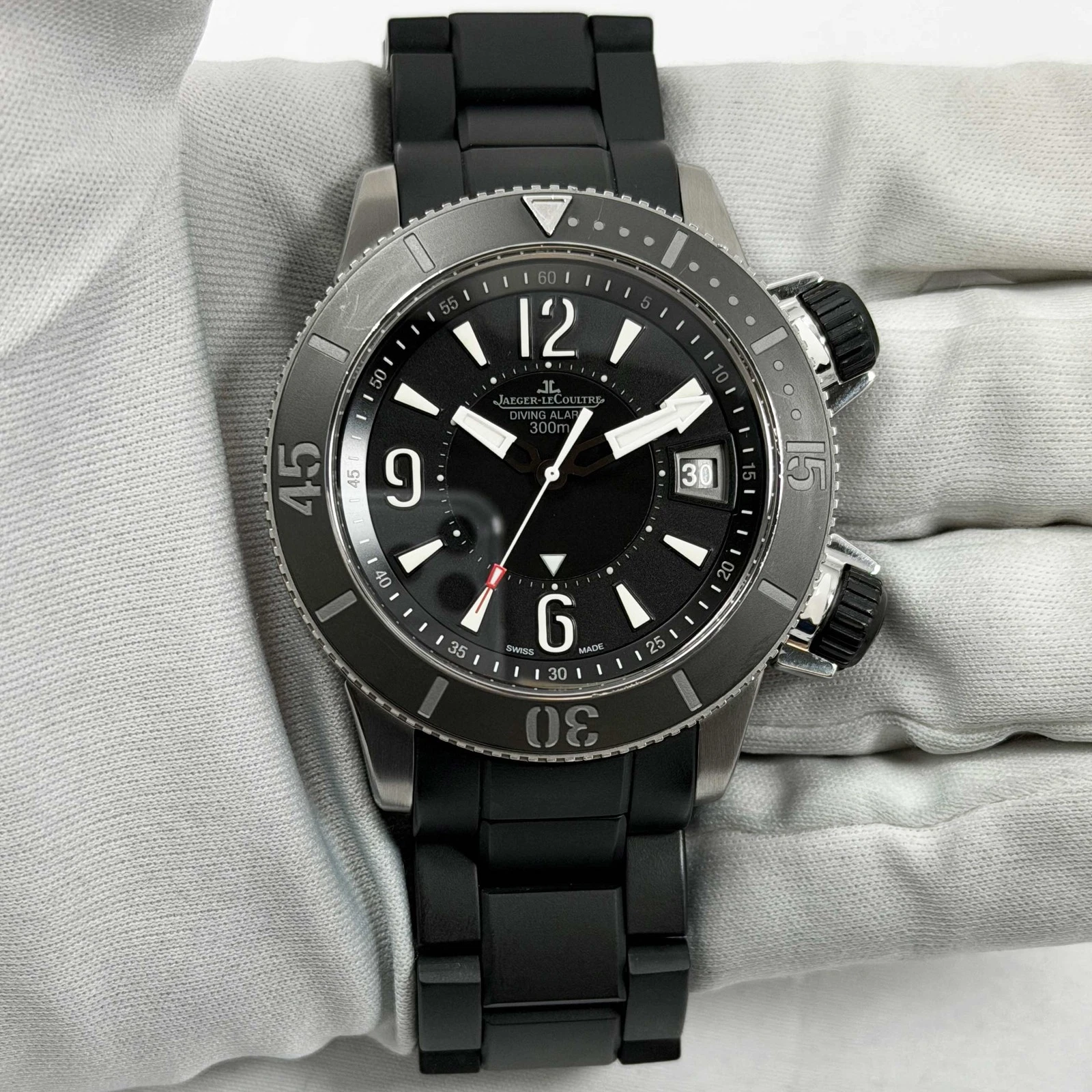 Jaeger LeCoultre — Jaeger-Lecoultre Master Compressor Diving Alarm Navy Seals Q183T770 44MM Ti B/p