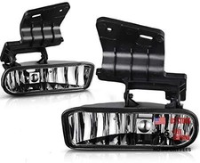 Vspec Sierra Yukon Driver and Passenger Fog Lights Lamps Replacement Pickup