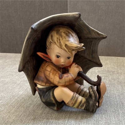Goebel Child with Umbrella Porcelain Hand Painted Figurine People Theme
